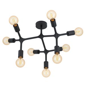 Eglo Bocadella 1 Stropna Lampa, E27, Crna