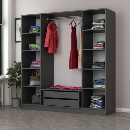 Kale - 6651 Anthracite
Black Wardrobe slika 4