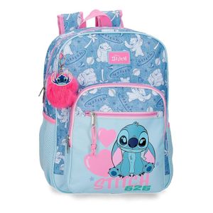 Mochila Hearts Stitch Disney 38 cm prilagodljiva