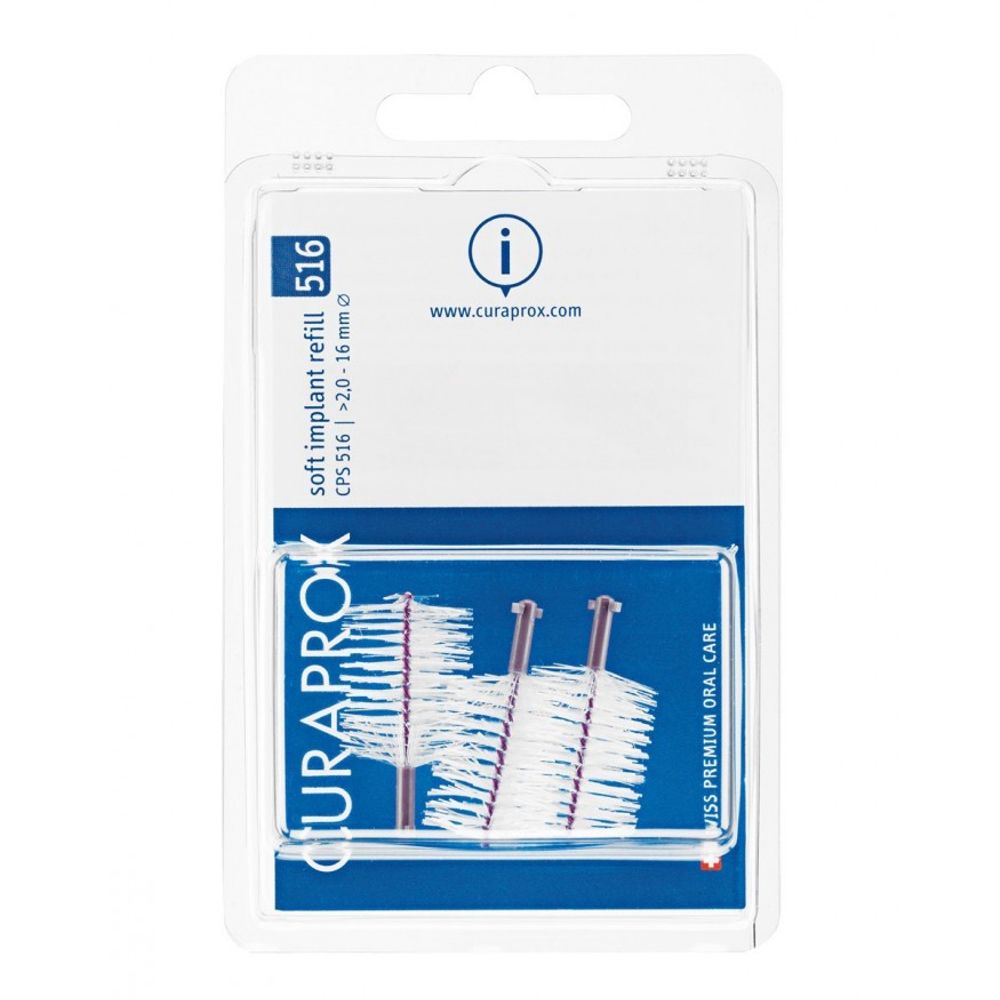 Curaprox Interdentalna četkica CPS 516 Soft Implant, 3kom slika 2