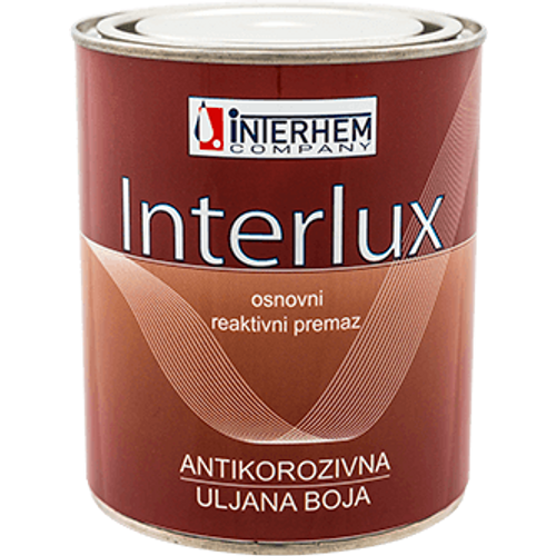 INTERLUX Antikorozivna brzosusiva boja 25kg siva/crvena/crna slika 1