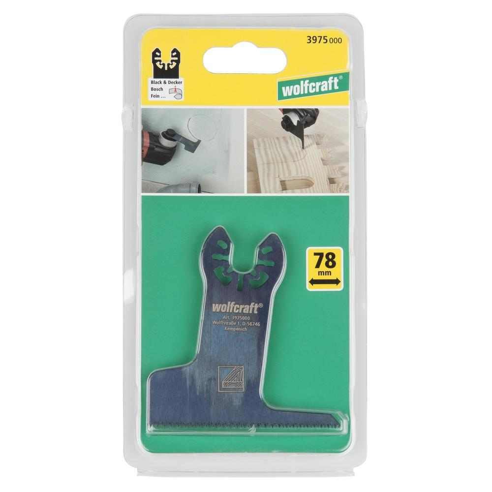 Wolfcraft List Pile Zakrivljeni PRO HCS Za Multifunkcionalni Alat Za Laminat i Parket 78 / 20 mm - 3975000 slika 5