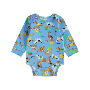 UP Baby bodi dugih rukava za bebe Dogs, 77 cm