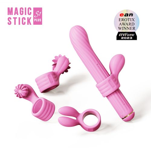 Rabbit vibrator OTOUCH Magic Stick S1 Plus, ružičasti slika 2