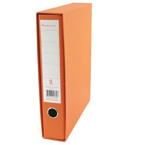 Registrator s kutijom A4, 6 cm, Nano, narančasti slika 2