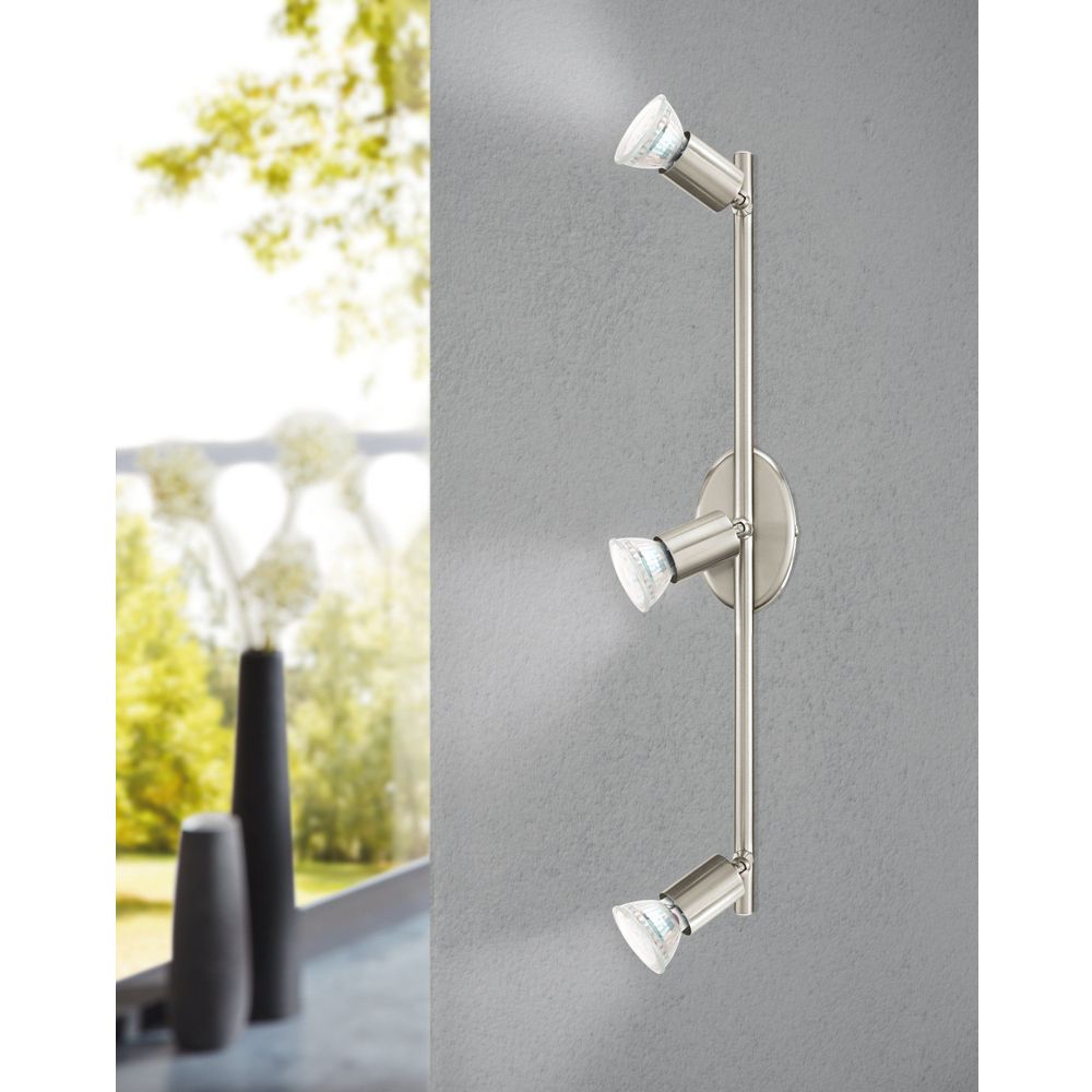 Eglo Buzz-led reflektor/2, led 2x3w, 2x240lm, nikl-mat,  slika 2