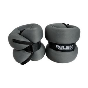 RING Tegovi sa čičkom od 2x 2kg (tamno sivi) - RX AW 2201