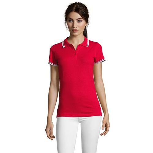 PASADENA WOMEN ženska polo majica sa kratkim rukavima - Crvena, S  slika 1