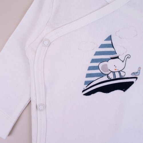 Just kiddin baby bodi preklop"Sleepy sailor", 56-62 slika 2