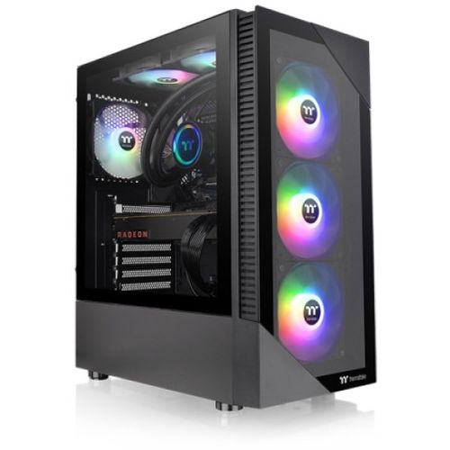 Kućište Thermaltake View 200 TG ARGB x3/Black/Win/SPCC/Tempered Glass/bez PSU slika 1