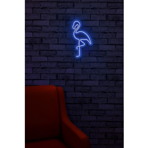 Wallity Ukrasna plastična LED rasvjeta, Flamingo - Blue slika 13