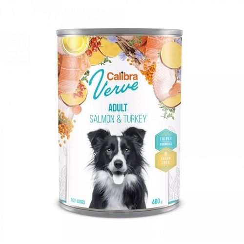 Calibra Dog Verve Konzerva GF Adult Losos & Ćuretina, hrana za pse 400g slika 1