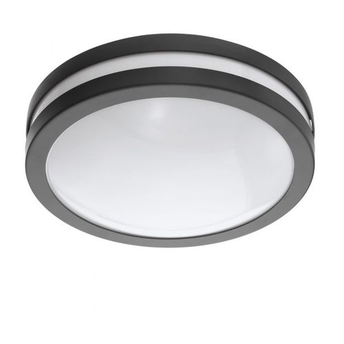 Eglo Locano-c spoljna/zidna/plafonjera, led, 14w, 1300lm, prečnik 260, antracit/bela slika 1