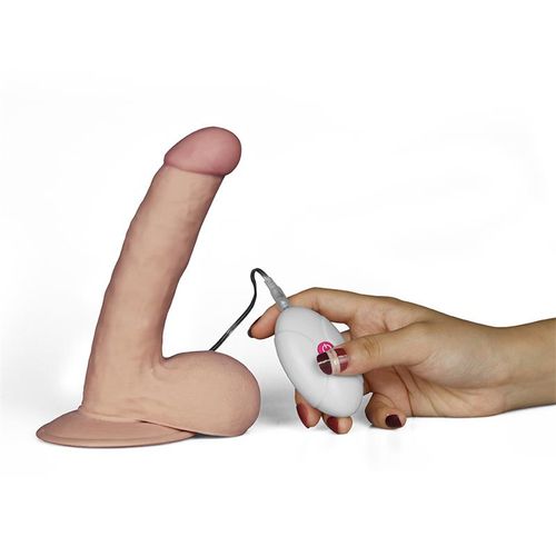 Lovetoy Ultra Soft Dude vibrator 7,5" 19cm x 4,5cm slika 4