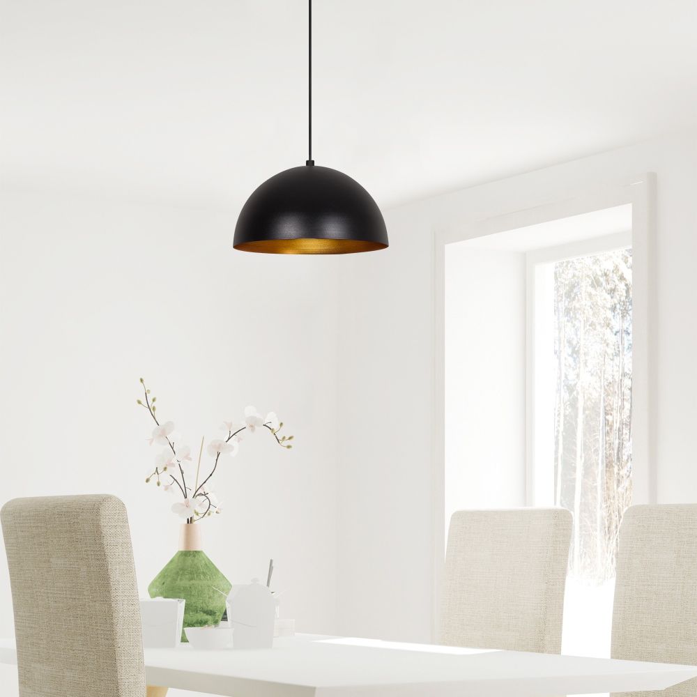 Luster Sivani - MR - 721 u Crno-Zlatnoj Boji slika 1