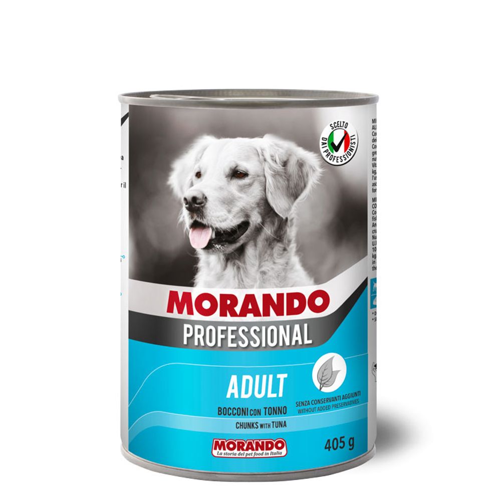 Morando Professional Adult komadići tuna, konzerva slika 1