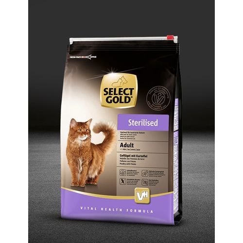 Select Gold CAT Adult Sterilised živina i krompir 400 g slika 1