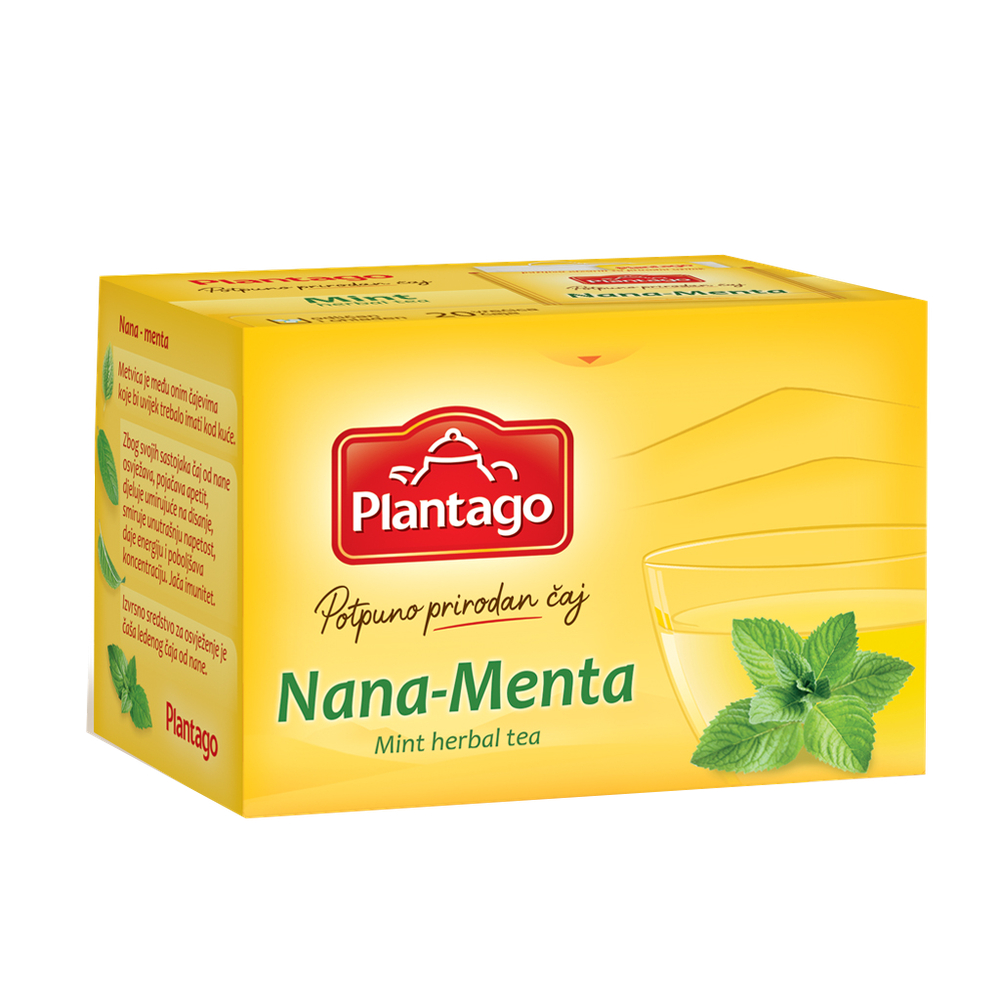 Plantago čaj Menta 30g slika 1