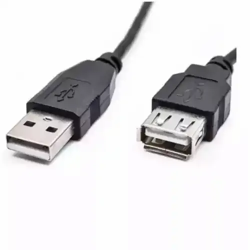 USB produžni kabl USB A-USB A 0.25m Kettz U-K025 crni slika 1