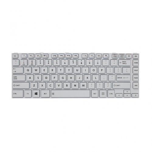 Tastatura za laptop Toshiba Satellite L800/L805/L830/L840/L845/C800/C800D bela slika 1