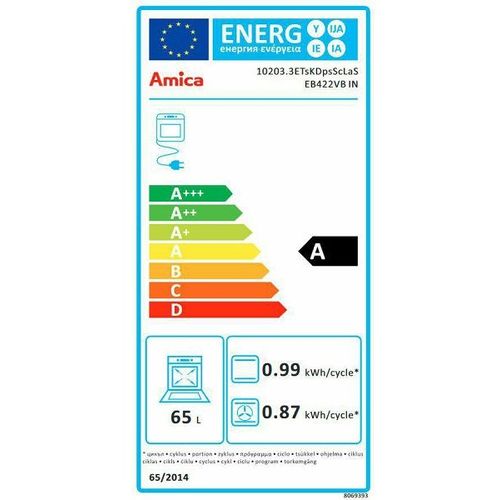 Amica ugradbena pećnica IN EB422VB slika 15