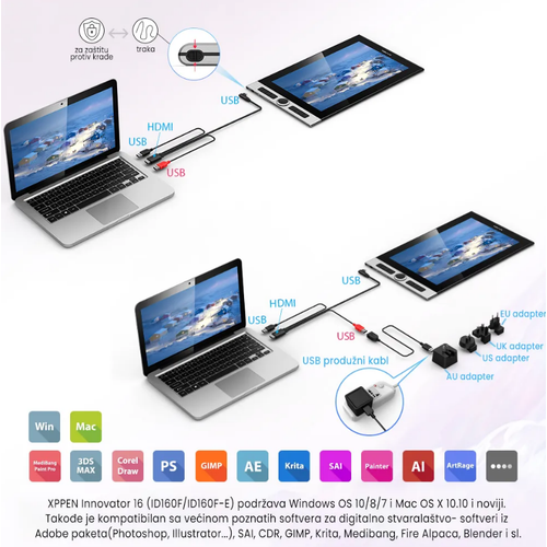 XP-Pen Innovator 16 grafička tabla slika 3