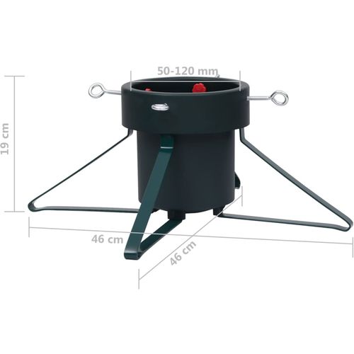 Stalak za božićno drvce crni 46 x 46 x 19 cm slika 7
