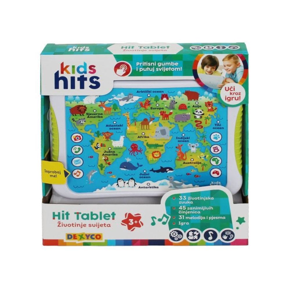 Kids Hits KH01001 Dječiji Hit Tablet Atlas Životinje svijeta HR slika 1