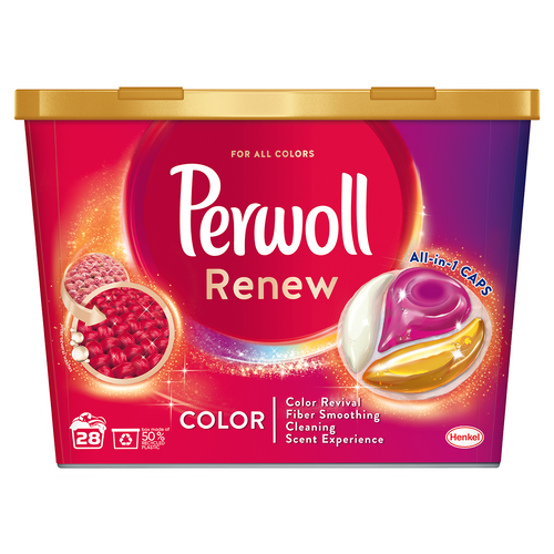 Perwoll Renew&Care Kapsule Color 28 pranja slika 1