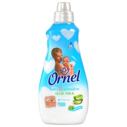 Ornel omekšivač baby&sensitive aloe milk 1,6l slika 1