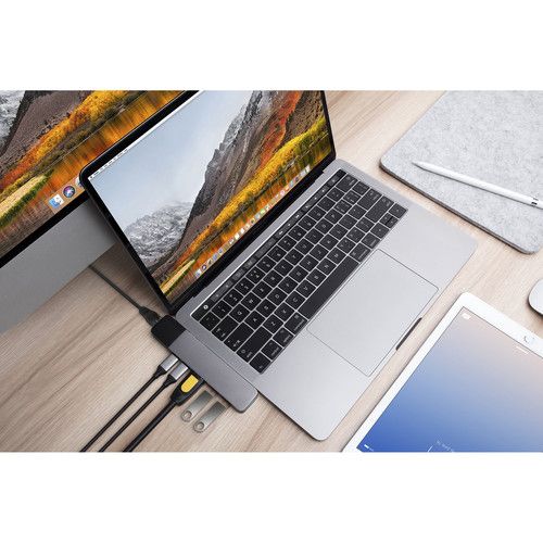 HyperDrive, NET 6 u 2 USB-C HUB, za MacBook Pro, 2xUSB-C PD 100W+60W slika 2