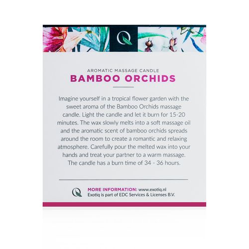 Masažna svijeća Exotiq Bamboo Orchids, 200g slika 7