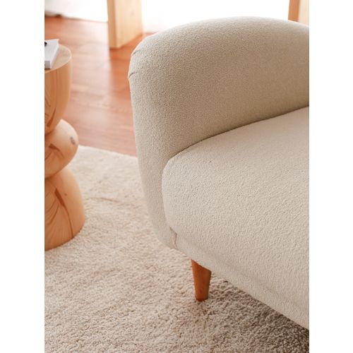 Teddy - White White Wing Chair slika 4