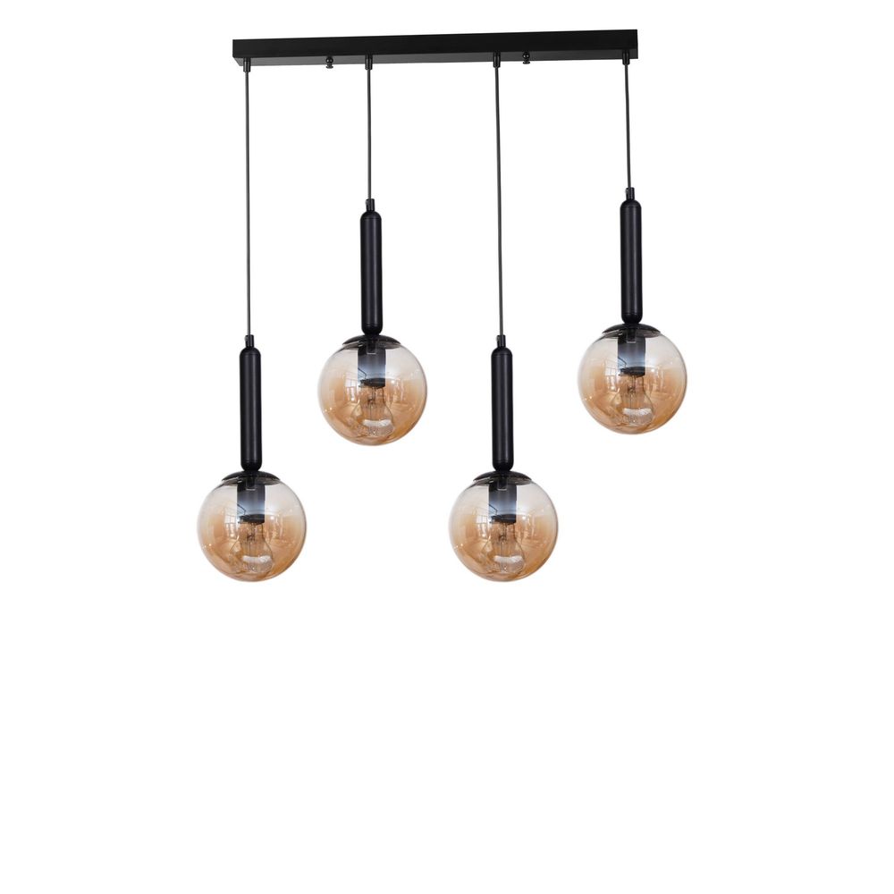 Opviq Luster 093, med, crna slika 3