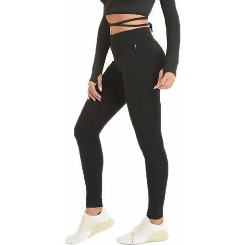 Ženske tajice Gymhero pants push up black pushupblk slika 8