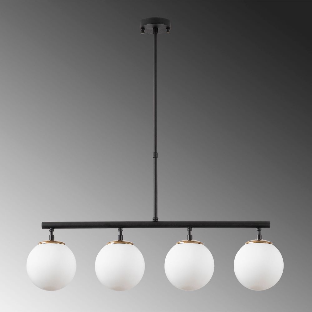 Fazli - 10425 Crno-Zlatni-Bijeli Luster slika 4