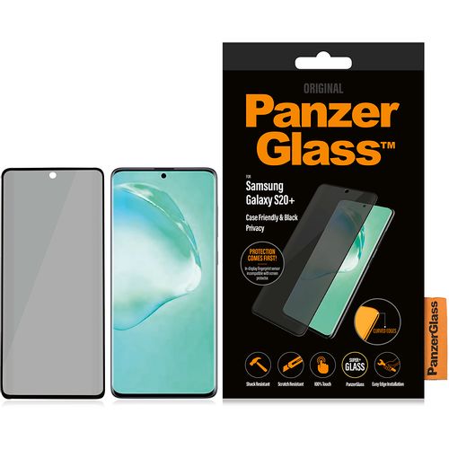 Panzerglass zaštitno staklo za Samsung Galaxy S20+ case friendly privacy black slika 1