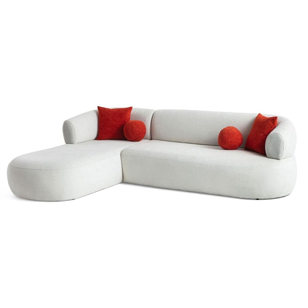 Ugaona Sofa Roma Left - bijela boja slika 5