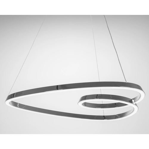 TOOLIGHT Stropna svjetiljka Hanging Loop LED + Daljinski upravljač APP798-cp Krom slika 4