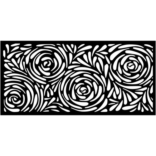 Wallity Metalna zidna dekoracija, Decorative Panel 2 - Black slika 4