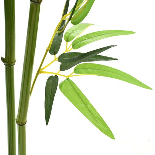 Umjetna biljka bambusa s lončanicom 150 cm zelena slika 3