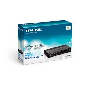 TP-Link TL-SG1008D, 8-port GbE switch, plastično