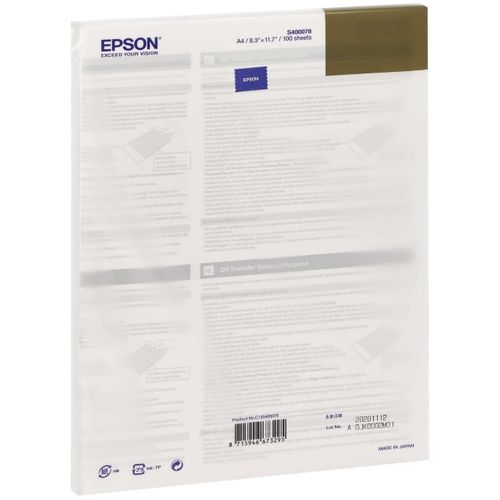 EPSON S400078 DS Transfer general purpose A4 papir slika 1