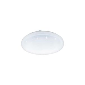 Eglo Frania-s plafonjera/1, led, 17,3w, prečnik 330, bela/kristal ekt 