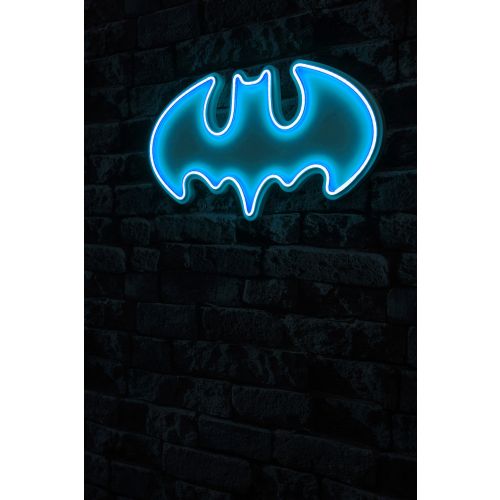 Wallity Ukrasna plastična LED rasvjeta, Batman Bat Light - Blue slika 9