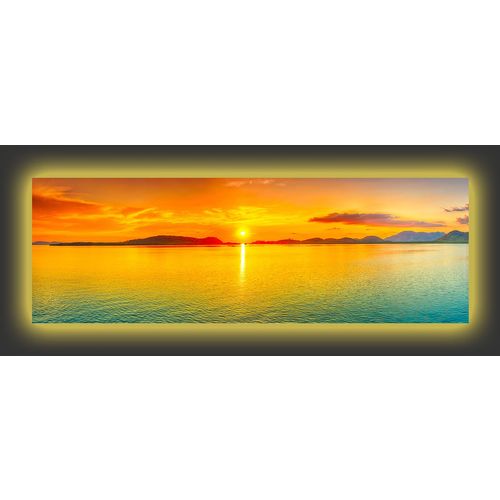Wallity 3090HDACT-003 Multicolor Decorative Led Lighted Canvas Painting slika 3