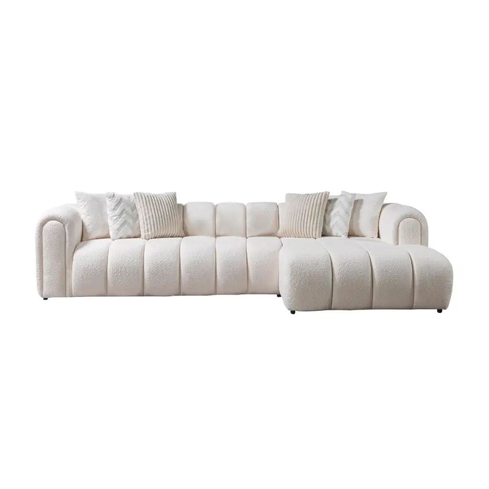 Ugaona Sofa N-Line Desna - bijela slika 4