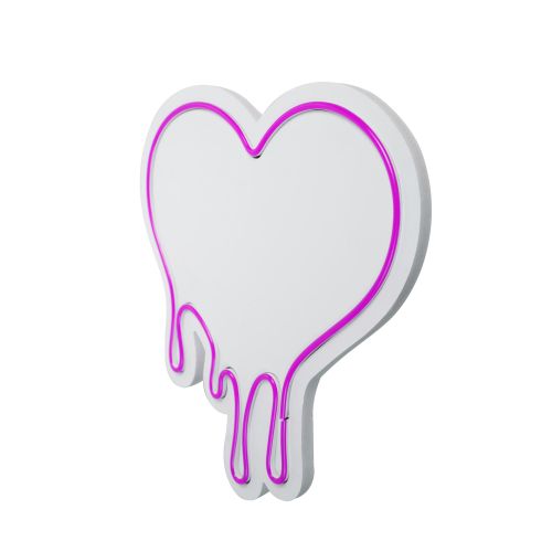 Wallity Ukrasna plastična LED rasvjeta, Melting Heart - Pink slika 12