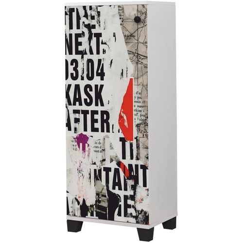 Filinta 766 - White White Shoe Cabinet slika 3