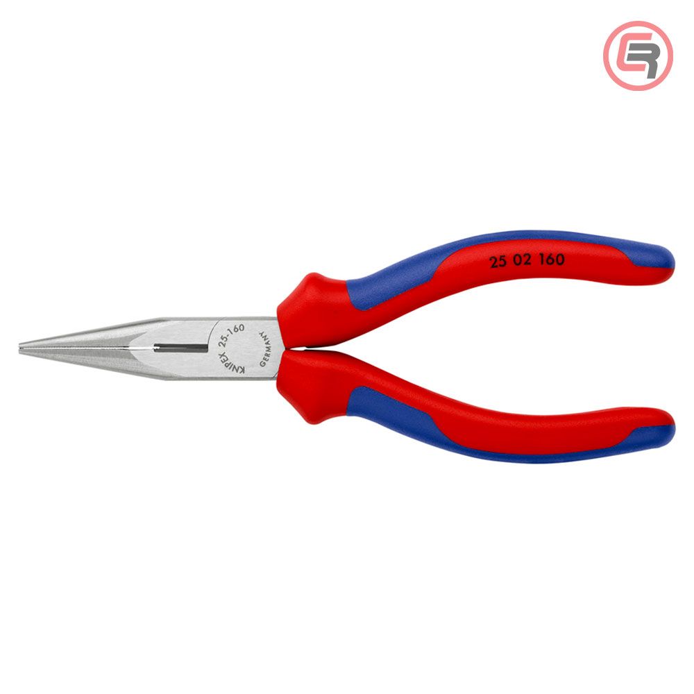 Knipex Kliješta Poluokrugla Špicasta Ravna 160mm - 25 02 160 slika 3